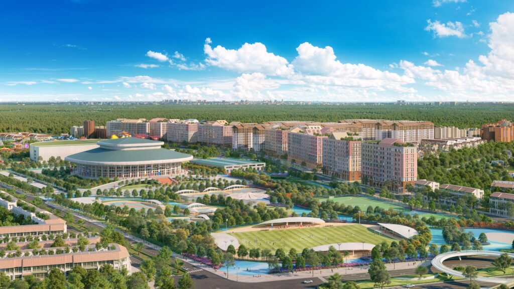 Thiết kế đột phá tại căn hộ cao tầng Sun Group Nam Hà Nội – Chuẩn mực sống mới giữa lòng đô thị xanh 2 khu do thi sun group 1